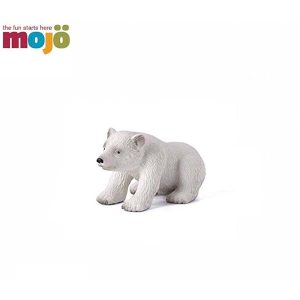 حیوانات موجو بچه خرس قطبی نشسته (سبز)
