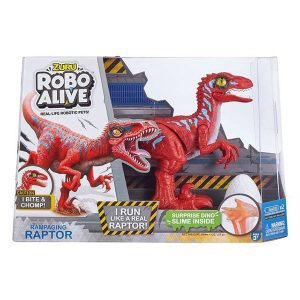 دایناسور Zuru Robo Alive Rapming Raptor قرمز