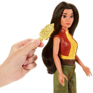 عروسک رایا دیزنی به همراه دستگاه بافت مو Disney Raya