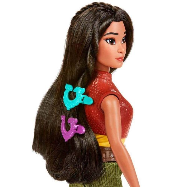 عروسک رایا دیزنی به همراه دستگاه بافت مو Disney Raya