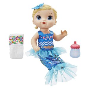 عروسک بیبی الایو مدل Shimmer N Splash Mermaid بلوند